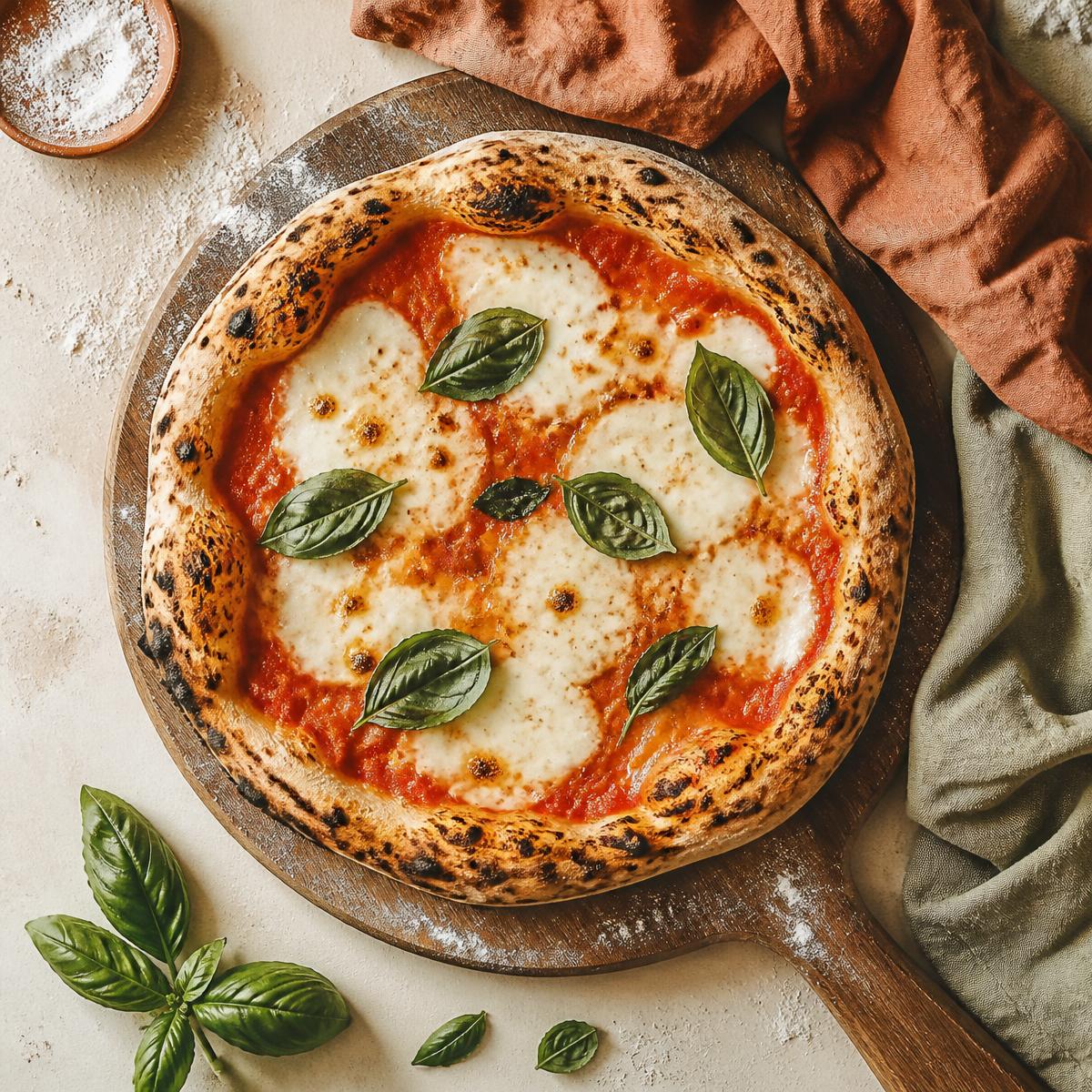 Pizza margherita artisanale Nonna Mia